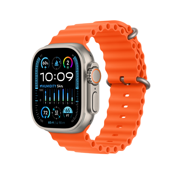APPLE  Smartwatch Ultra 2, Orange Ocean Band, One Size | Apple| Image 2