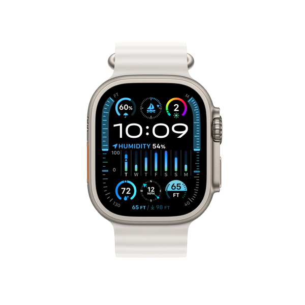 APPLE Smartwatch Ultra 2, White Ocean Λουράκι, One Size