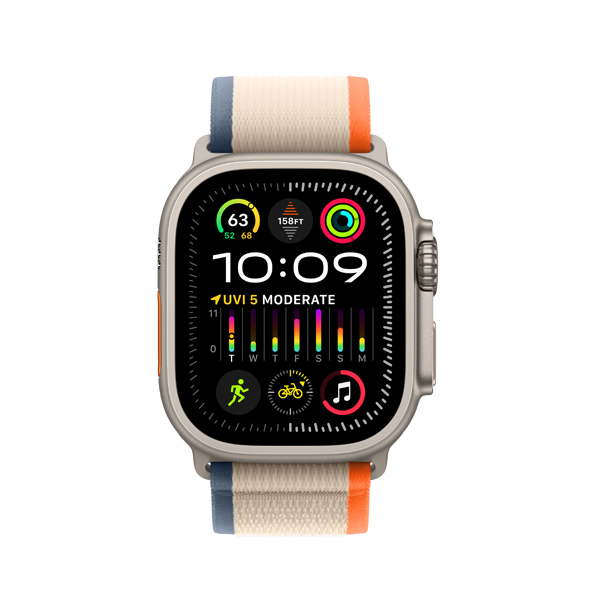APPLE MRF13GK/A Smartwatch Ultra 2, Orange/Beige Λουράκι