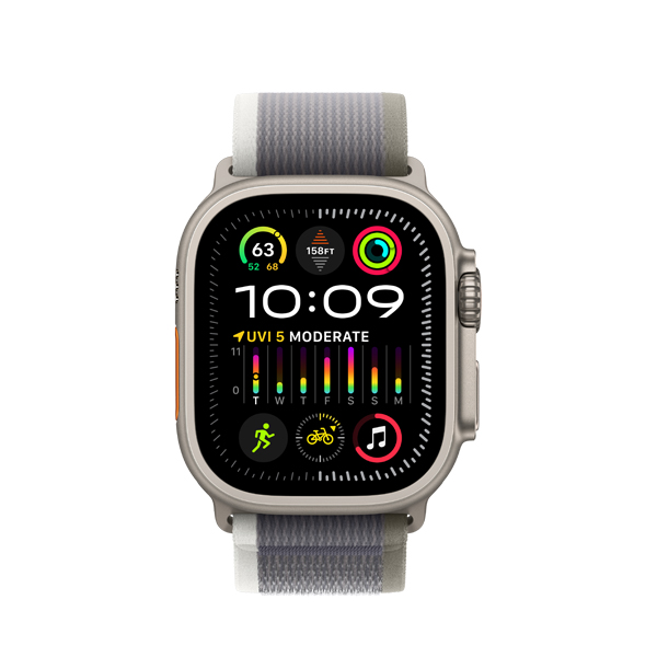 APPLE Smartwatch Ultra 2, Green/Grey Band Small / Medium
