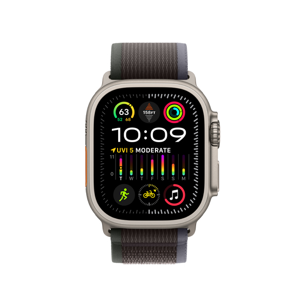 APPLE Smartwatch Ultra 2, Μπλέ και Μαύρο Λουράκι Medium / Large