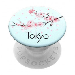 POPSOCKET 801019 PopSocket Tokyo, Γαλάζιο με Ροζ Λουλούδια | Popsocket
