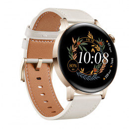 HUAWEI Watch GT 3 Elegant Smartwatch, White | Huawei