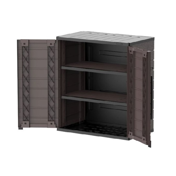 DURAMAX IDMOFST003DW Outdoor Storage Cabinet 81X47X90 cm Brown | Duramax| Image 4