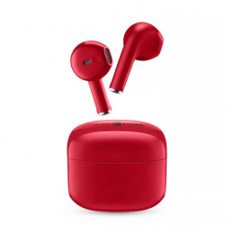 CELLULAR LINE BTMSTWSSWAGR Music Sound True Wireless Headphones, Κόκκινο | Cellular-line