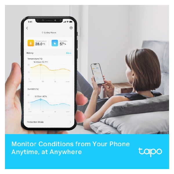 Tapo T315, Smart Temperature & Humidity Monitor