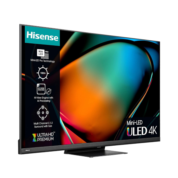 HISENSE 55U8KQ QLED MINI LED 4K Smart Τηλεόραση, 55" | Hisense| Image 2