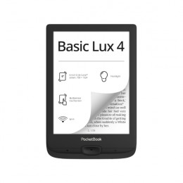 POCKETBOOK PB618-P-WW E-Book Reader Basic Lux 4, Black | Pocketbook