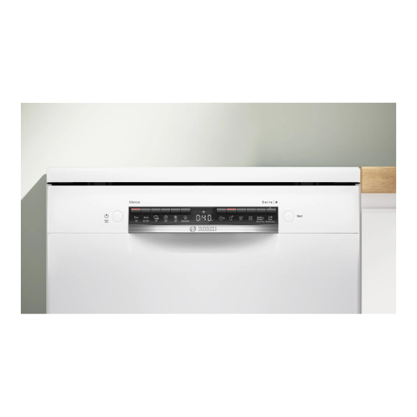 BOSCH SMS4HVW00E Series 4 Free Standing Dishwasher 60 cm, White | Bosch| Image 2