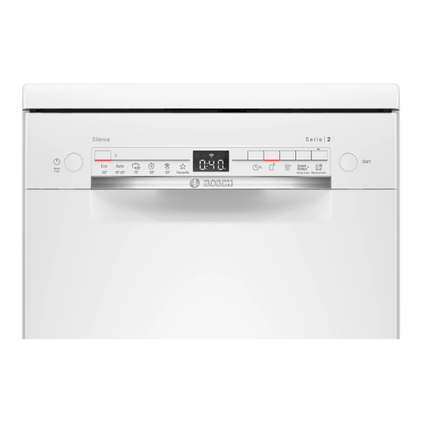 BOSCH SPS2HKW58E Series 2 Free Standing Dishwasher 45 cm, White | Bosch| Image 2