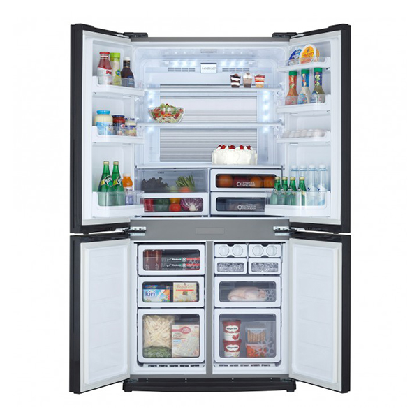SHARP SJ-EX820FSL Refrigerator 4 Door, Silver | Sharp| Image 2