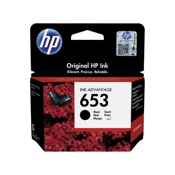 HP 653 Ink Cartidge, Black