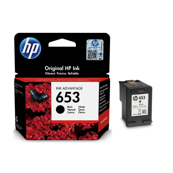 HP 653 Ink Cartidge, Black | Hp| Image 2