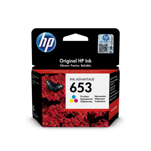 HP 653 Ink Cartidge, Tri-Color