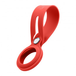 CELLULAR LINE AIRTAGLOOPR Silicone Strap for AirTag, Red | Cellular-line