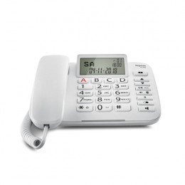 GIGASET DL380 Corded Telephone, White | Gigaset