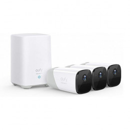ANKER EUFY CAM 2 PRO Smart Outdoor Camera, Set of 3 Cameras with batteries | Anker