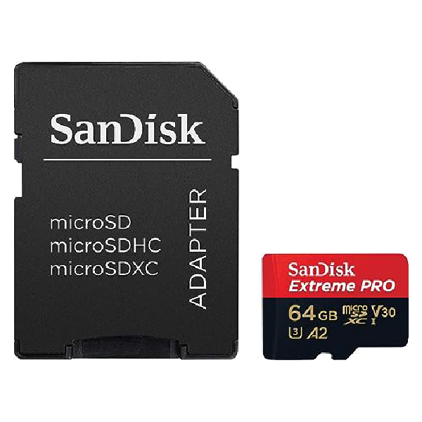 SANDISK SDSQXCU-064G-GN6MA Extreme Pro MicroSD Memory Card, 64 GB | Sandisk| Image 3