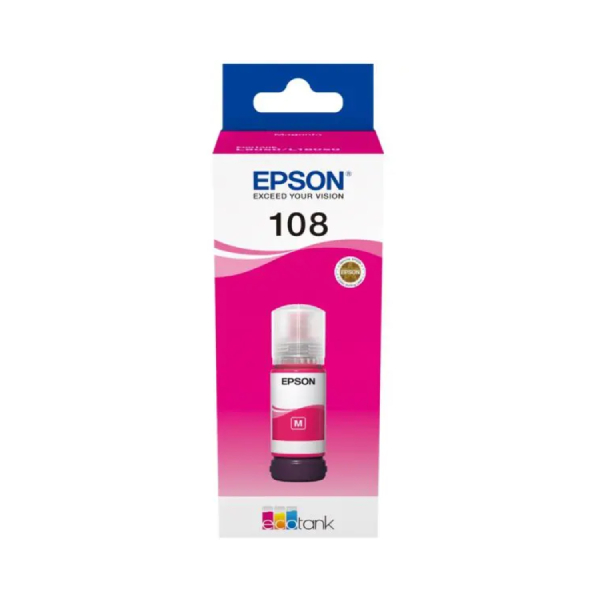 EPSON 112 Ecotank Pigment Ink Bottle, Magenta