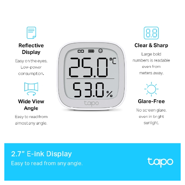 TP-LINK TAPO T315 Ανιχνευτής Θερμοκρασίας και Υγρασίας | Tp-link| Image 2