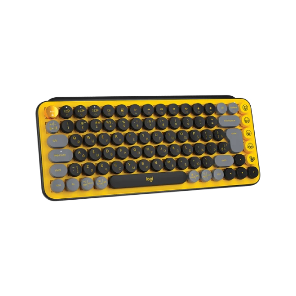 LOGITECH Pop Mechanical Wireless Keyboard, Black/Yellow | Logitech| Image 2