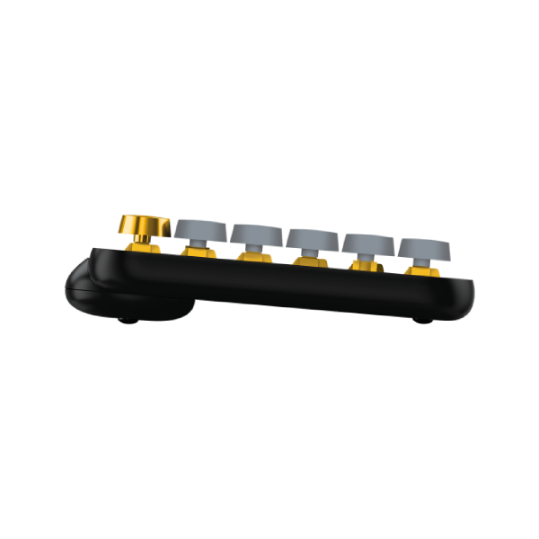 LOGITECH Pop Mechanical Wireless Keyboard, Black/Yellow | Logitech| Image 4