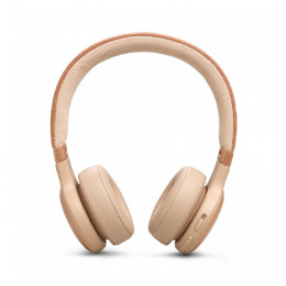 JBL Live 670NC On-Ear Wireless Headphones, Sandstone | Jbl