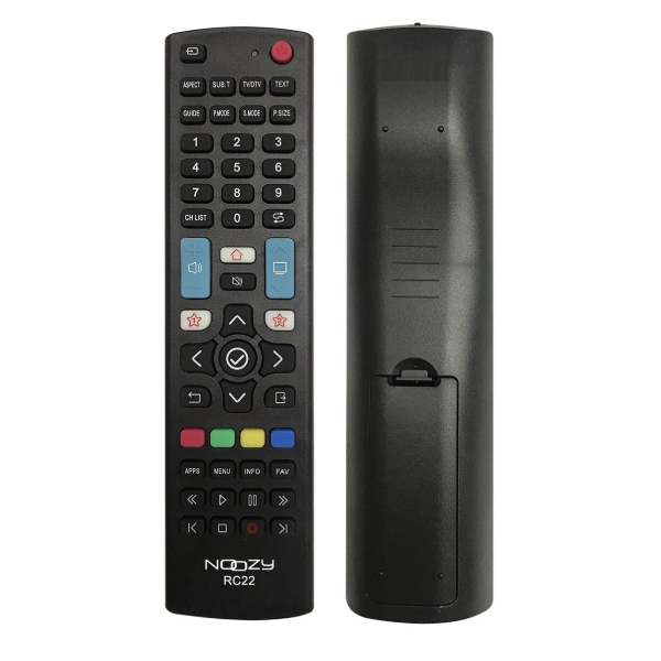 NOOZY RC22 Remote Control for LG, Samsung, Philips and Panasonic TVs