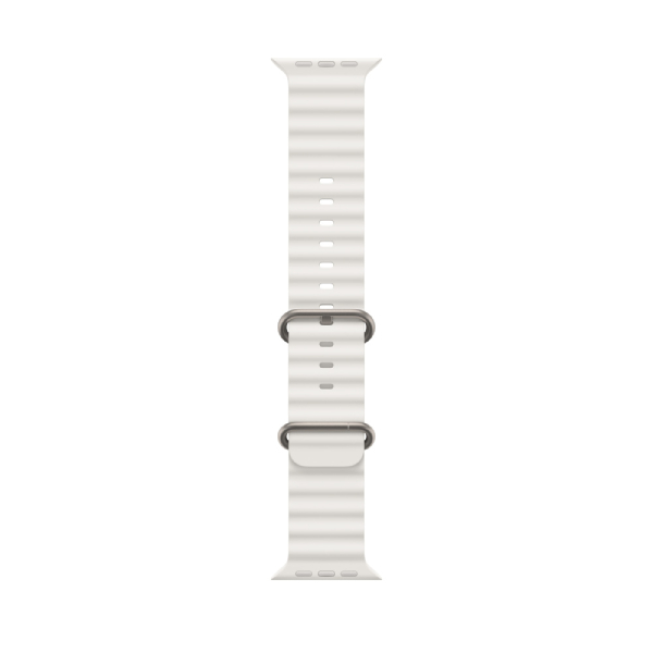 APPLE MQE93ZM/A White Ocean Λουράκι για Apple Watch, Άσπρο