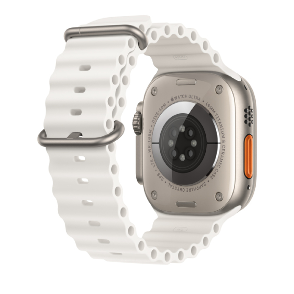 APPLE MQE93ZM/A White Ocean Band for Apple Watch, White | Apple| Image 3