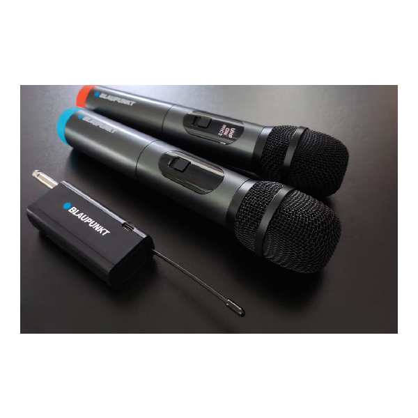 BLAUPUNKT WM60UDB Dual Wireless Microphone with Receiver | Blaupunkt| Image 3