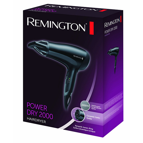REMINGTON D3010 Hair Dryer, Black | Remington| Image 2