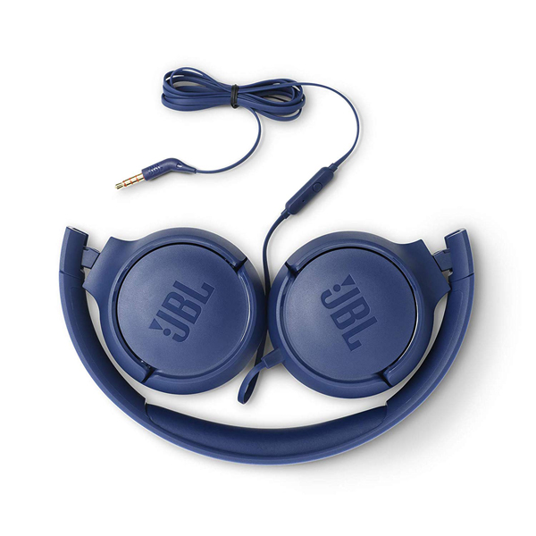 JBL T500 Wired Headset, Blue | Jbl| Image 3