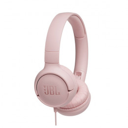 JBL T500 Wired Headset, Pink | Jbl