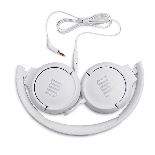 JBL T500 Wired Headset, White | Jbl| Image 3