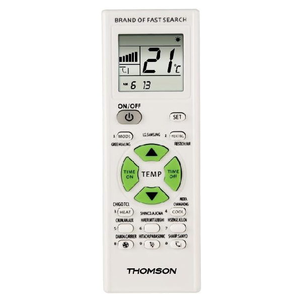 THOMSON ROC1205 Universal Remote Control for Air Conditioners
