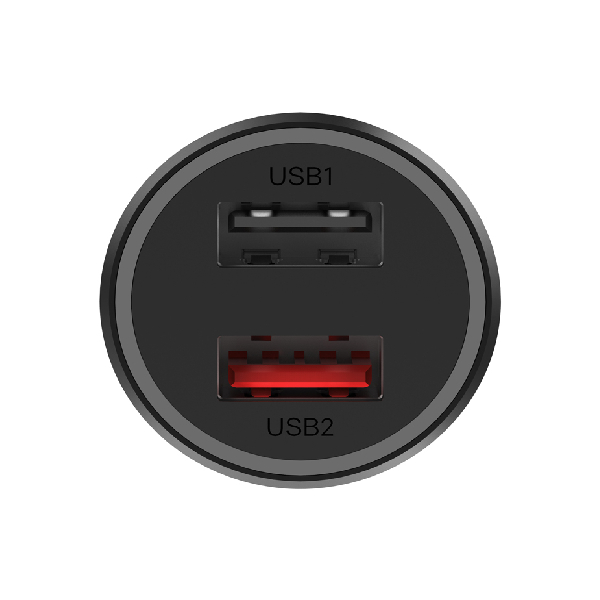XIAOMI Dual Port Φορτιστής Αυτοκινήτου 37 Watt, Μαύρο | Xiaomi| Image 3