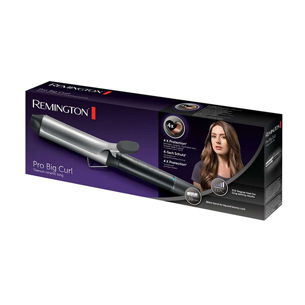 REMINGTON CI5538 Pro Big Curling Hair Iron, Black | Remington| Image 2