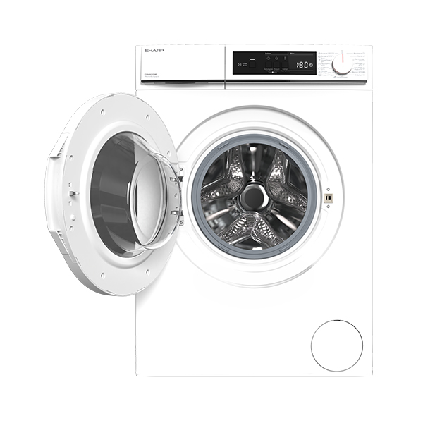 SHARP ESNFA9121WDEE Washing Machine 9kg, White | Sharp| Image 2