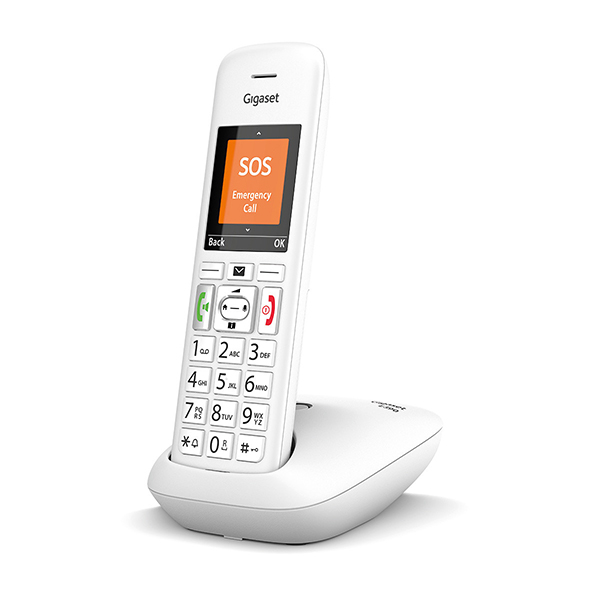 GIGASET E390 Cordless Phone, White | Gigaset| Image 3