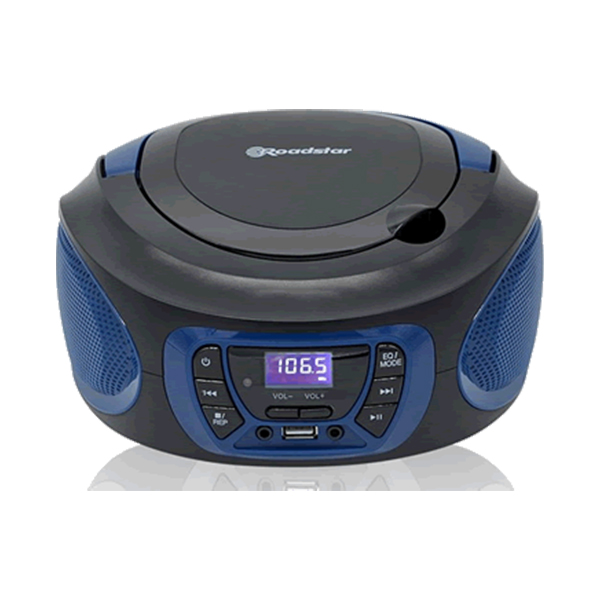 ROADSTAR CDR-365 Φορητό Ραδιόφωνο με CD Player, Μπλε | Roadstar