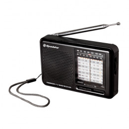 ROADSTAR Portable Radio, Black | Roadstar