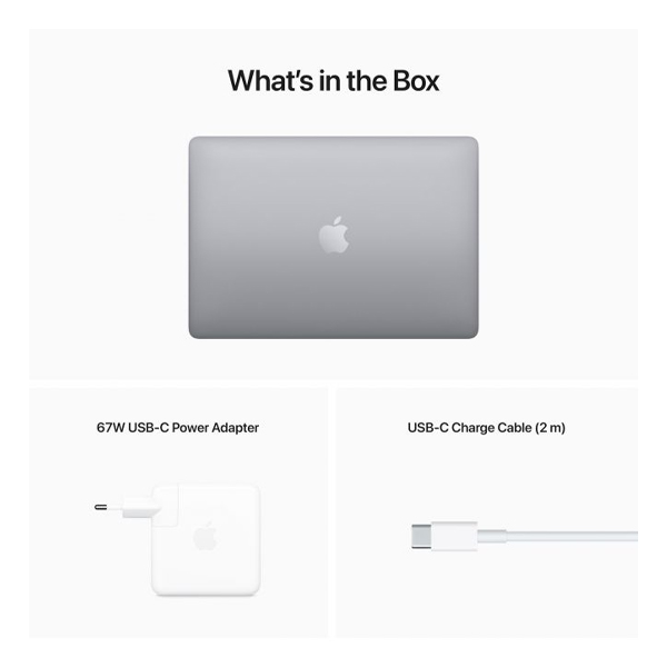 APPLE MNEH3GR/A MacBook Pro Laptop, 13", Space Grey | Apple| Image 5