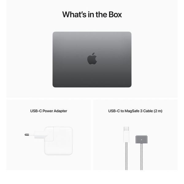 APPLE MLXX3GR/A MacBook Air Φορητός Υπολογιστής, 13.6", Γκρίζο | Apple| Image 4