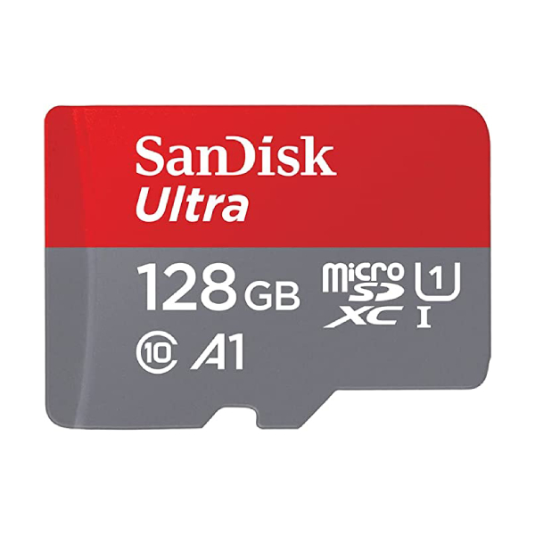 SANDISK SDSQUAB-128G-GN6MA 128GB Ultra microSDXC UHS-I Memory Card with Adapter