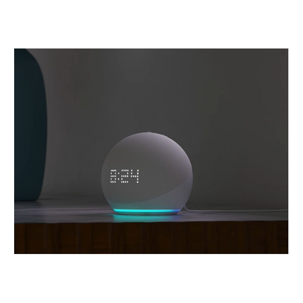 AMAZON Echo Dot 5 Smart Speaker with Clock & Alexa, Blue | Amazon| Image 3