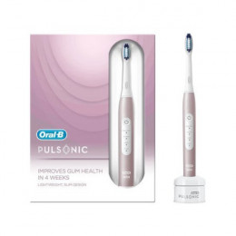 ORAL-B Pulsonic Slim Luxe 4100 Electric Toothbrush, Rose Gold | Braun