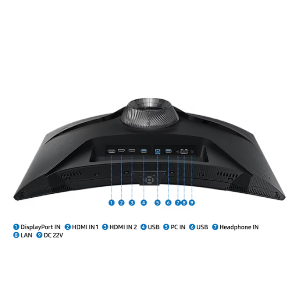 SAMSUNG LS27BG650EUXEN Odyssey G6 Smart Curved Gaming PC Monitor, 27" | Samsung| Image 5