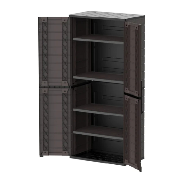 DURAMAX IDMOFST001DW Outdoor Storage Cabinet 81X47X178 cm Brown | Duramax| Image 2