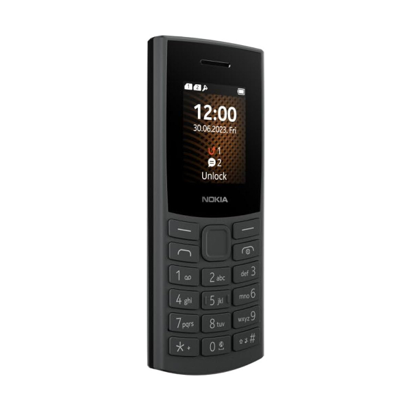 NOKIA 105 Mobile Phone, Charcoal Black | Nokia| Image 2